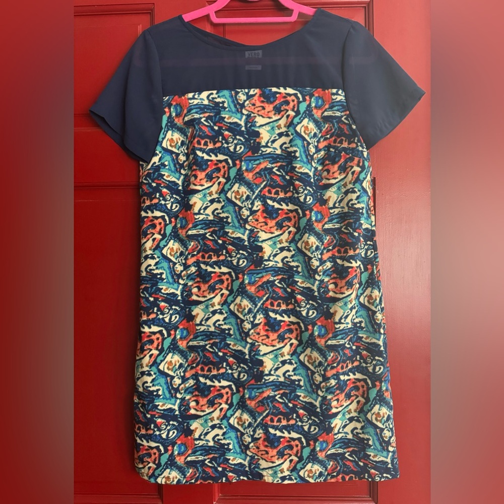 Vero Moda Mini Shift Dress (Women's S) NWT